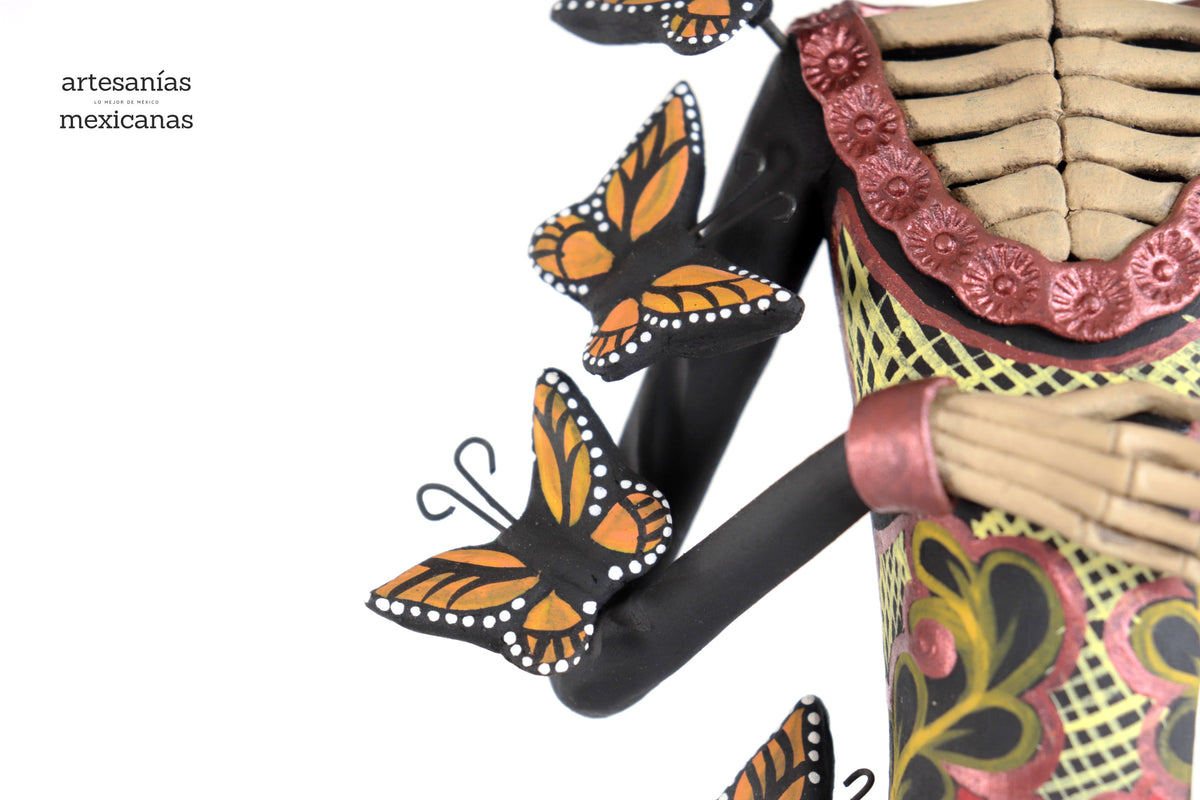 Catrina mariposas naranja - 50 cm. 20 in. - En producción Catrina