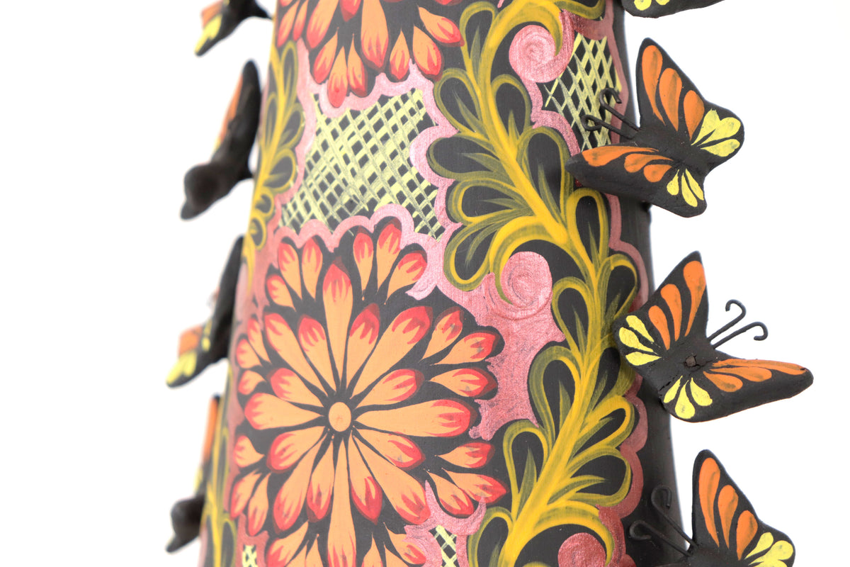 Catrinas hermanas de mariposas - Naranjas - 50 cm. 20 in. Catrina