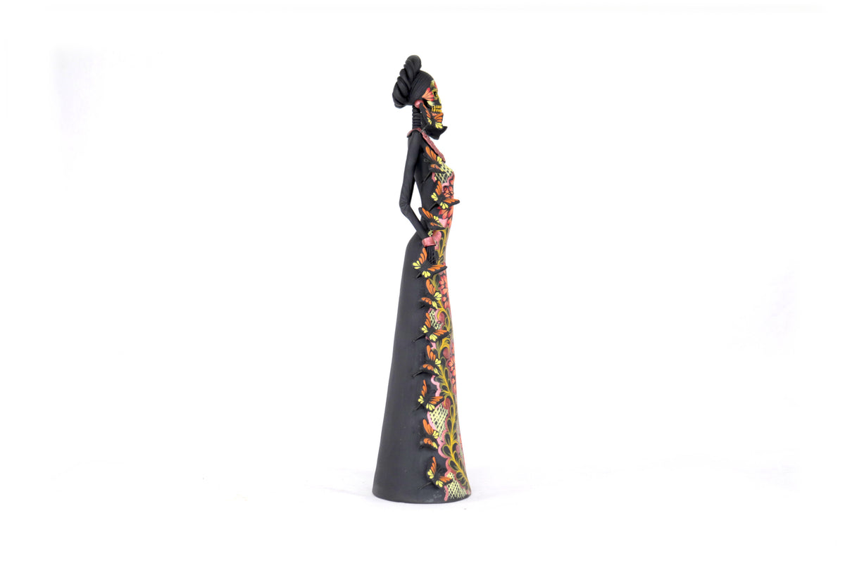 Catrinas hermanas de mariposas - Naranjas - 50 cm. 20 in. Catrina