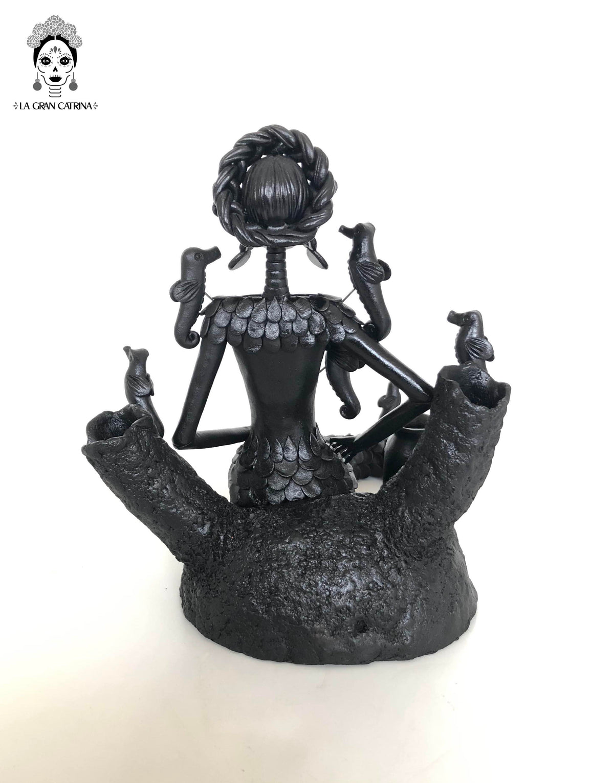 Catrina Sirena negra - 43 cm. 17 in.