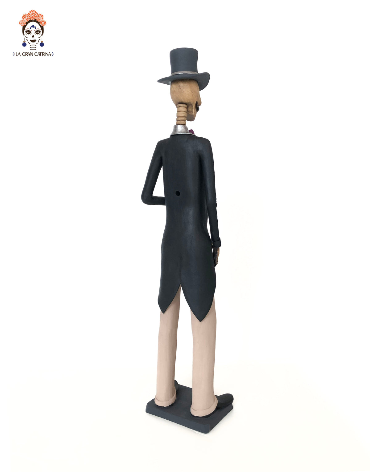 Catrin Elegante con bastón - 50 cm. 20 in. Catrina