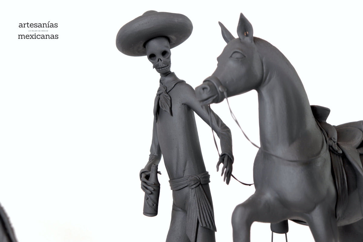 Entierro de un soldado Catrin - 30 cm. 12 in. - Sobre pedido Catrina