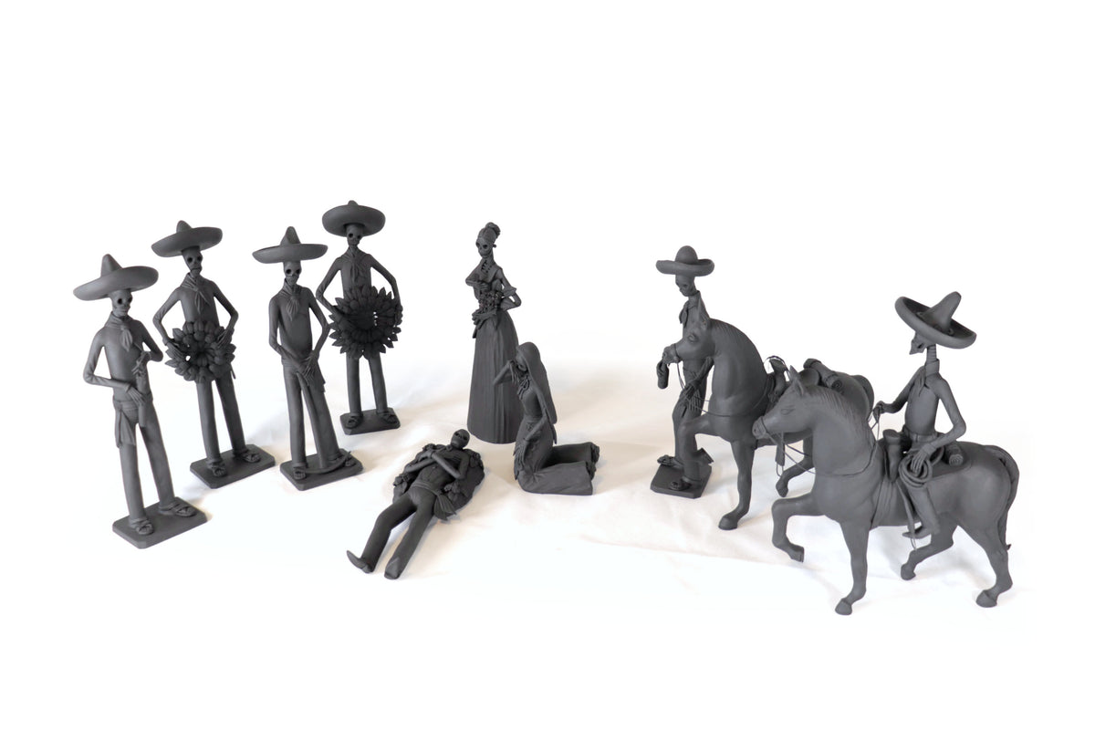 Entierro de un soldado Catrin - 30 cm. 12 in. - Sobre pedido Catrina