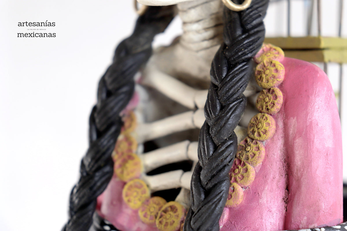 Catrina Pajarera - 55 cm. 21.6 in Catrina