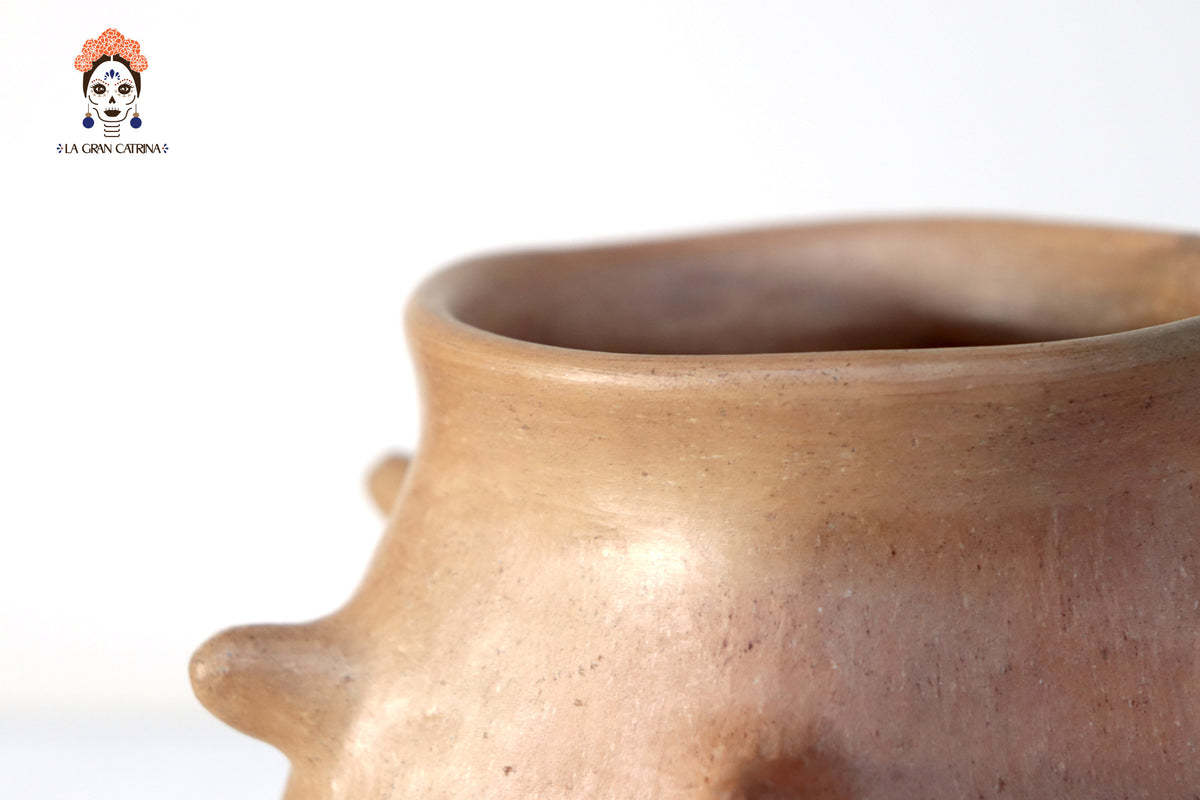 Vasija Mixe Ancestral de picos - 20 Cm. 7.8 In. Mixe