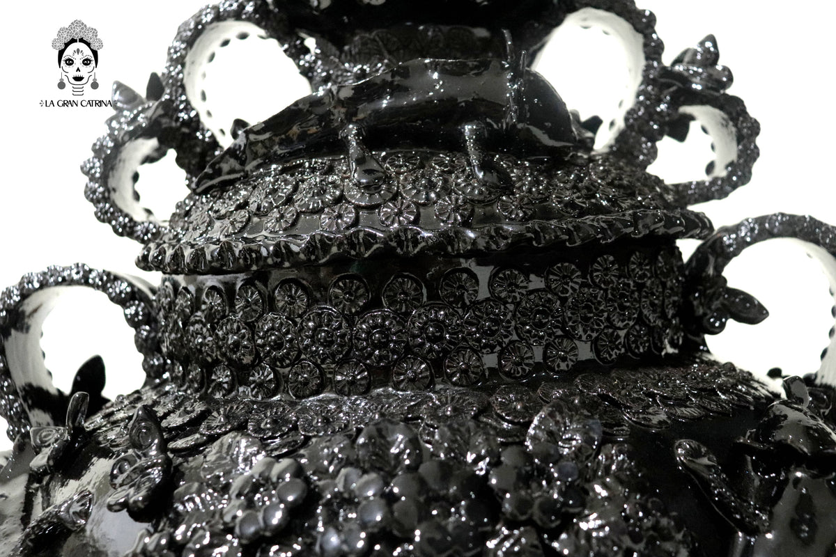 Ponchera tradicional grande - Barro vidriado - 93 cm. 37 in.