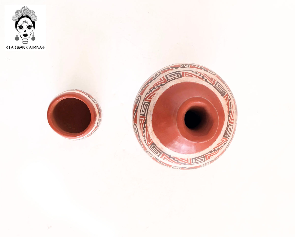 Cerámica roja - Tequilero - 20 cm.