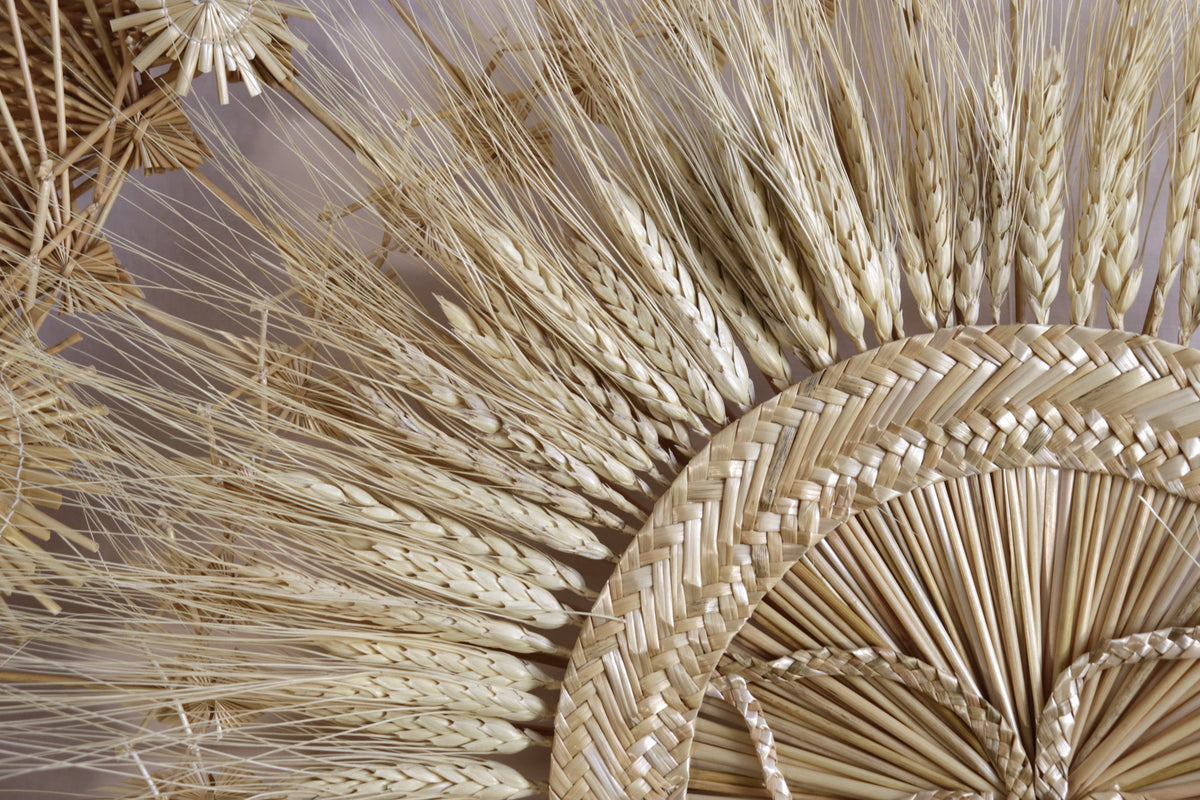 Círculo de Trigo - Sol - 100 cm. 40 in. Círculo de Trigo