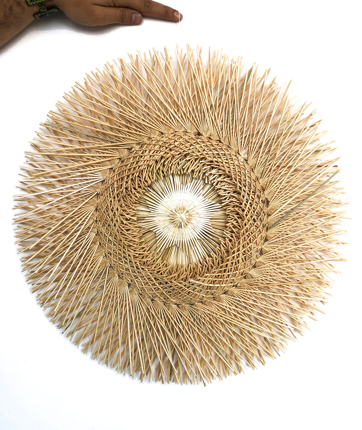 Círculo de Trigo - Estrella bardeada - 50 cm. 20 in.