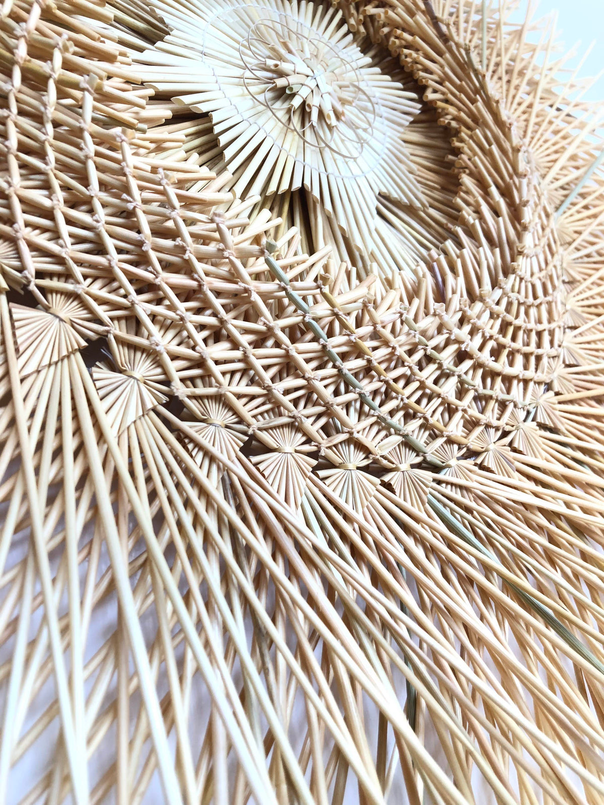 Círculo de Trigo - Estrella bardeada - 50 cm. 20 in.