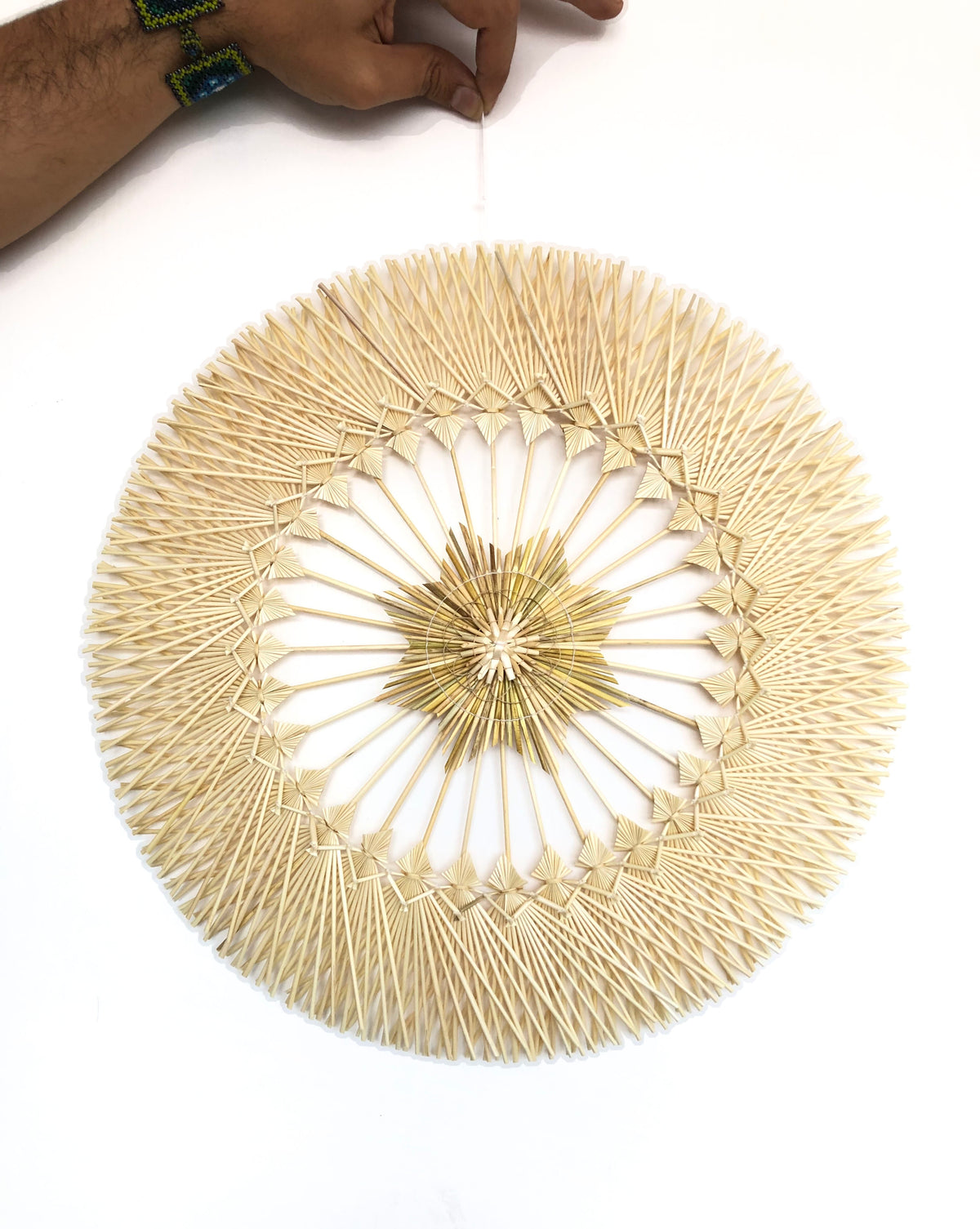 Círculo de Trigo - Estrella central - 39 cm. 16 in. - Sobre Pedido Sobre pedido