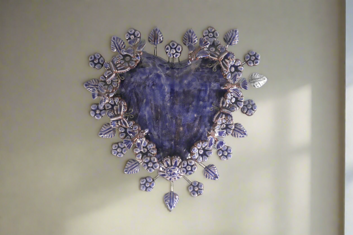 Corazón Azul - 22 cm 8.6 in