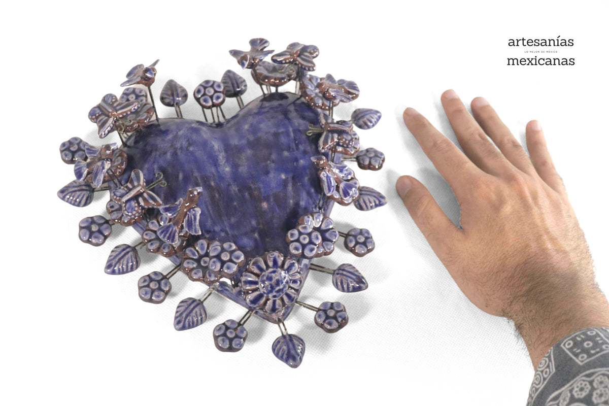 Corazón Azul - 22 cm 8.6 in