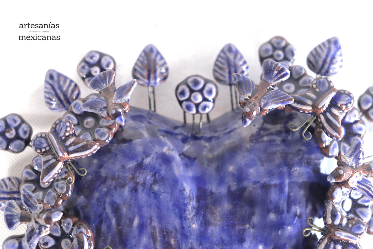 Corazón Azul - 22 cm 8.6 in