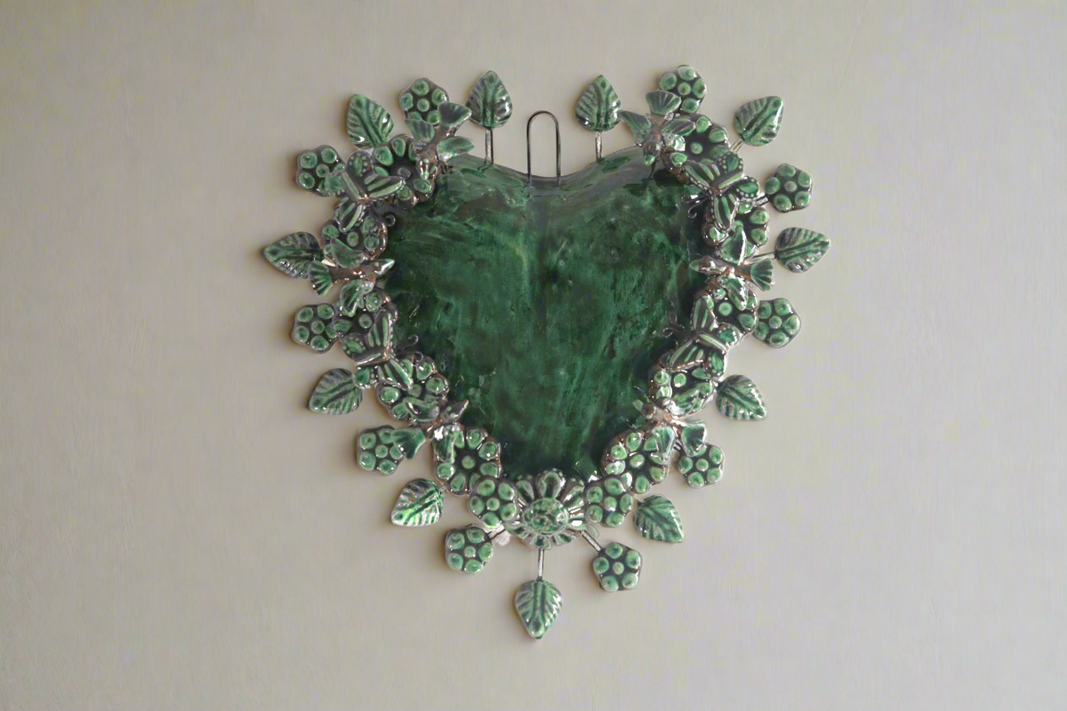 Corazón Verde - 22 cm 8.6 in