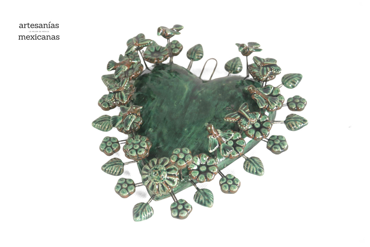 Corazón Verde - 22 cm 8.6 in