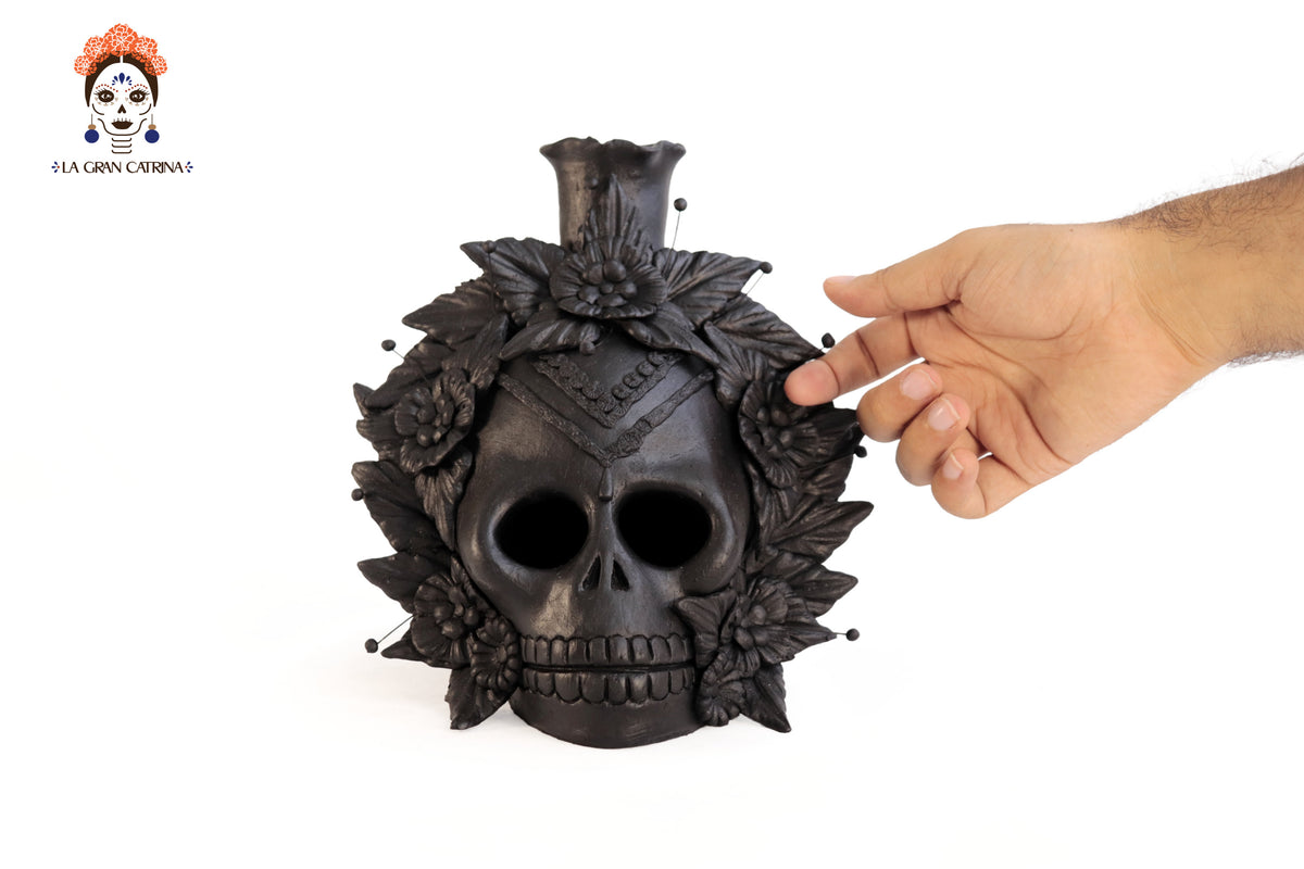 Candelero de Día de Muertos para 1 Vela - 22 cm. 09 in. Candelabros
