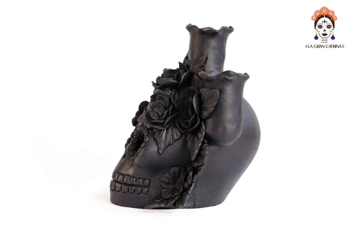 Candelero II de Día de Muertos para 3 Velas - 22 cm. 09 in. Candelabros