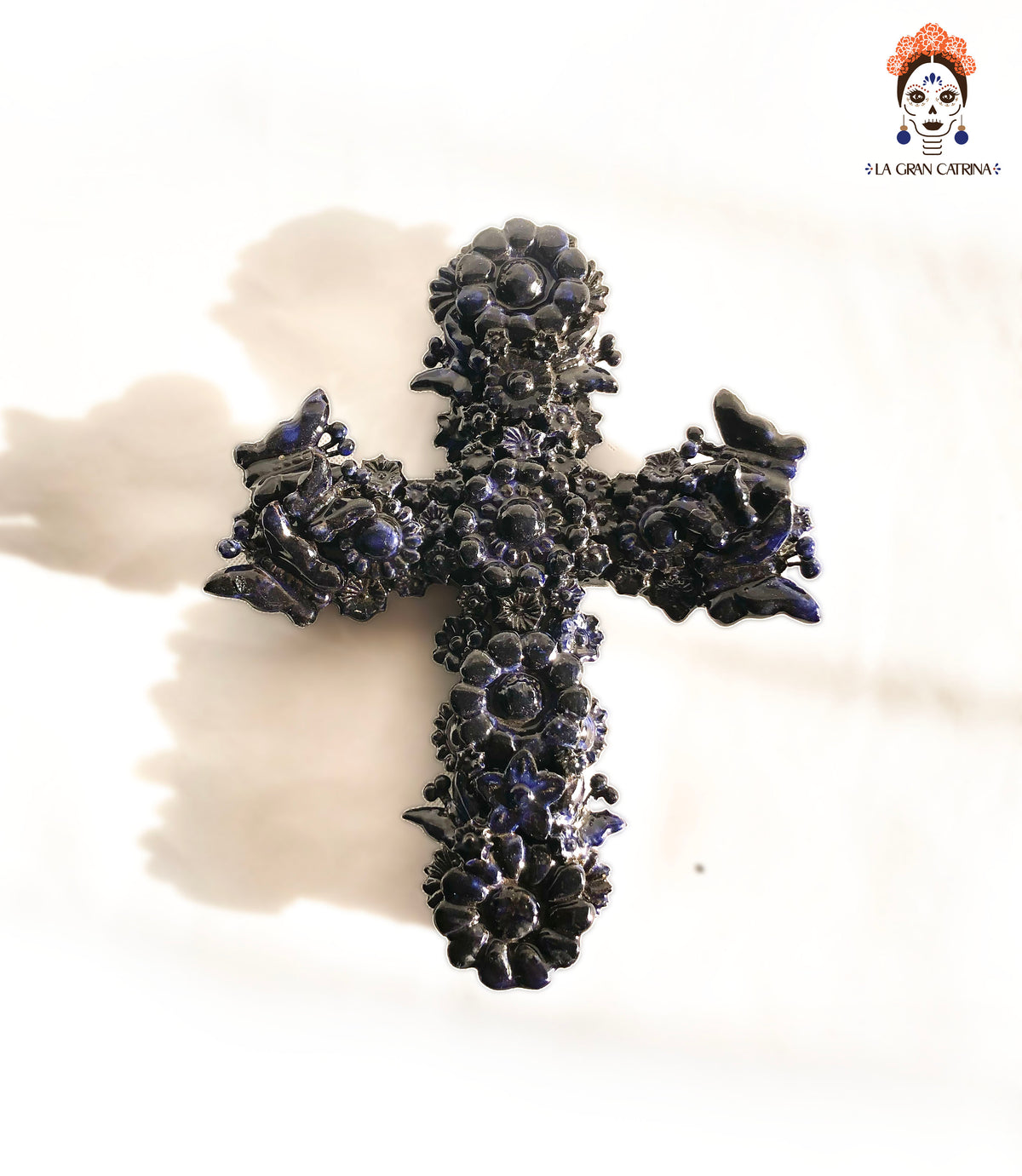 Cruz - Barro vidriado - 28 cm. 11 in.