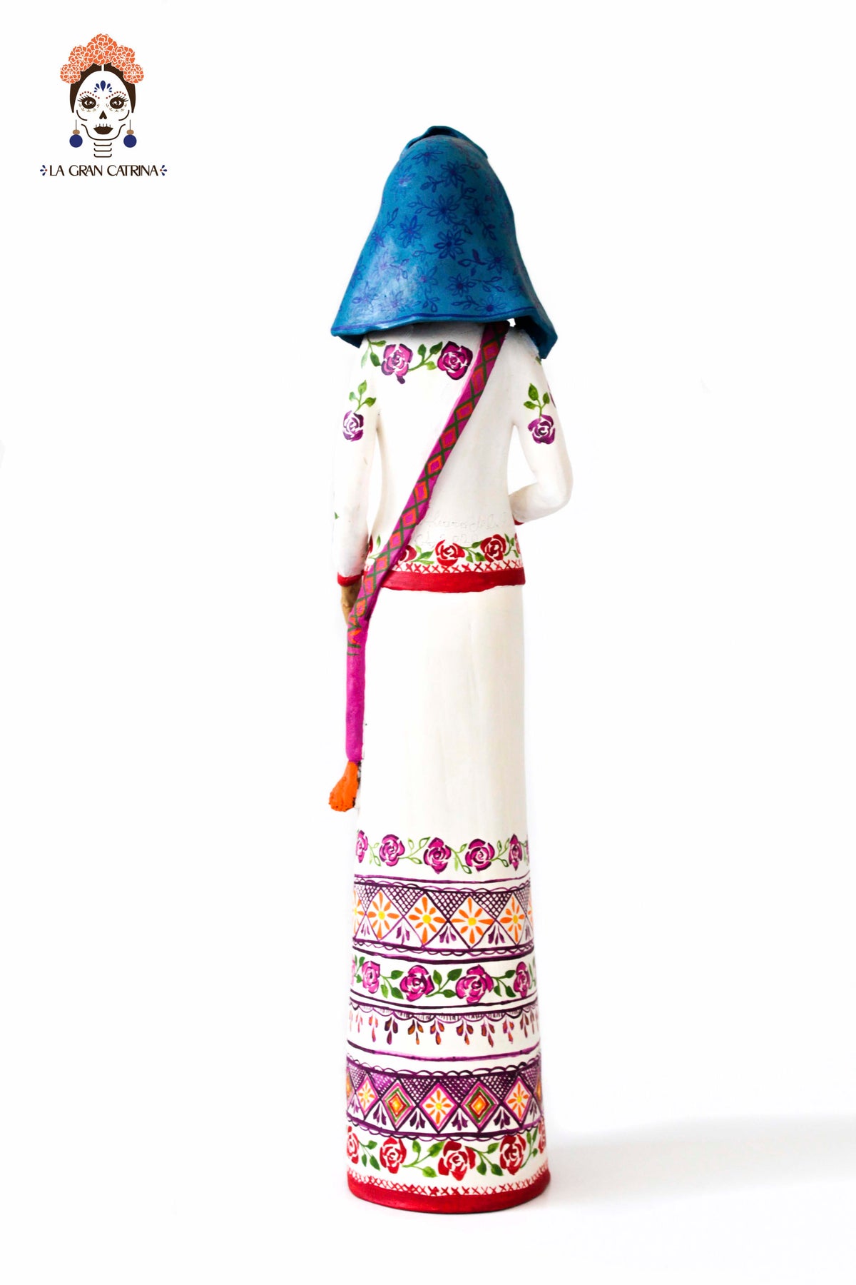 Pareja de Catrines Huicholes - 65 cm. 26 in. Catrina