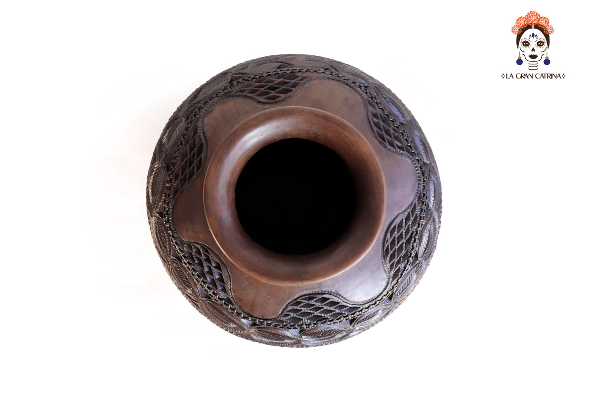 Tibor Artesanal Café de Barro - 35 cm. 13.7 in. (Copy) Barro negro