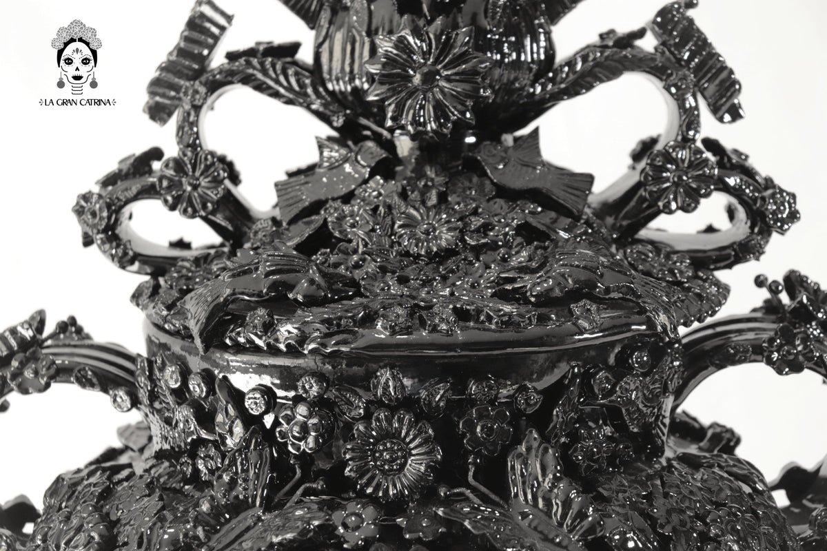 Ponchera tradicional grande - Barro vidriado - 55 cm. 22 in.