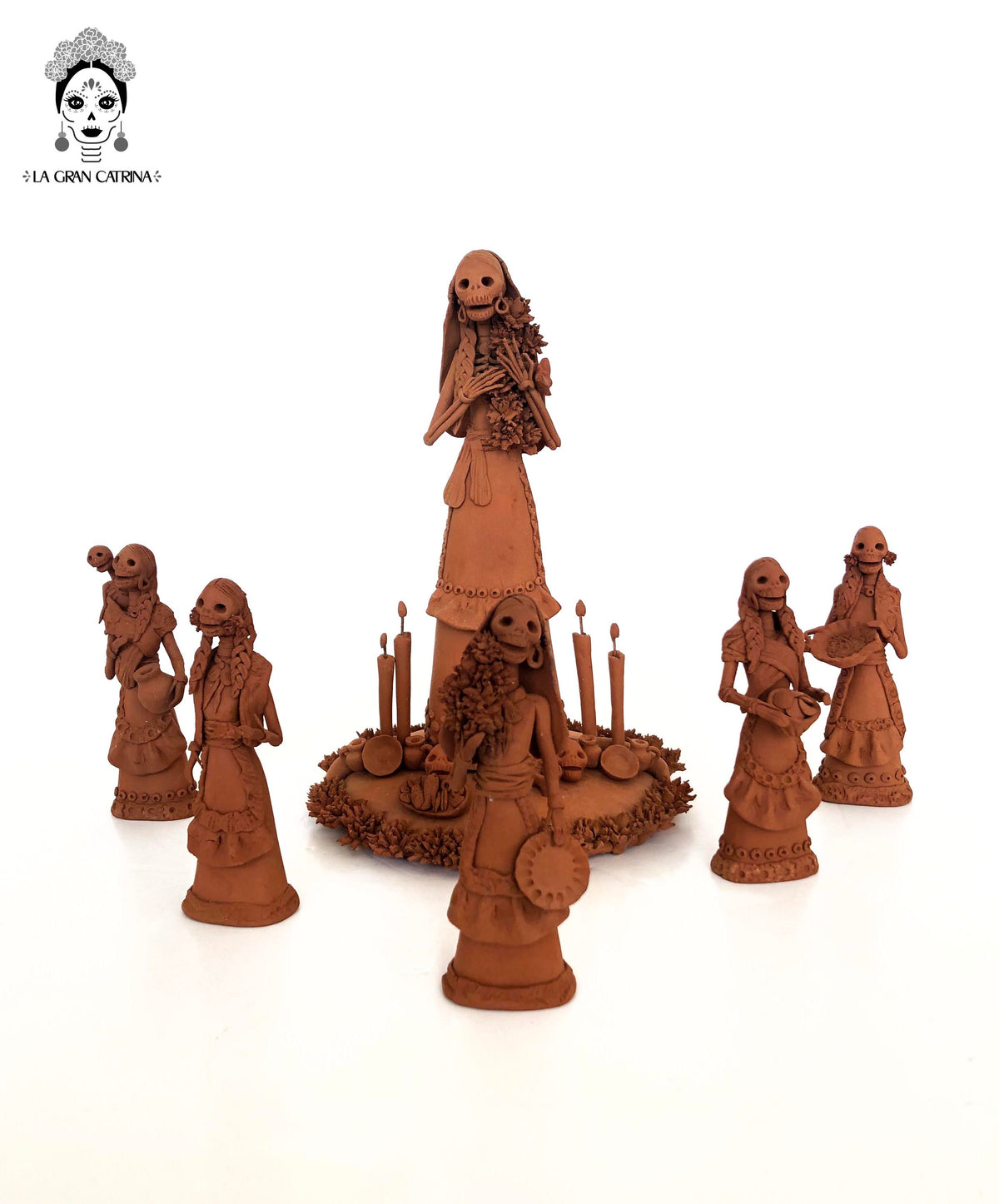 La Catrina Reina - 25 cm. 10 in. Catrina