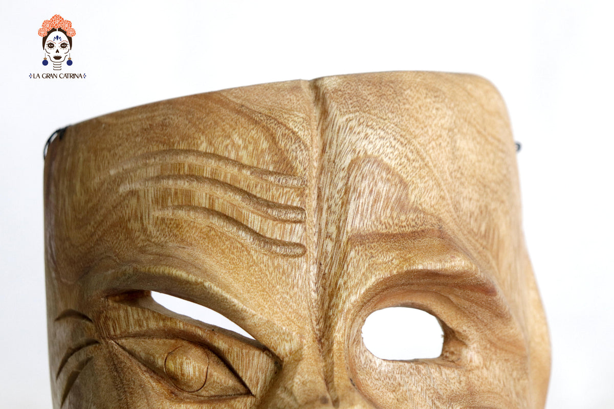 Máscara de madera - Vejez y Muerte