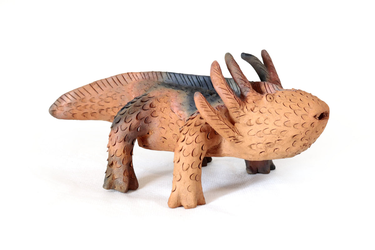 Axolote de Barro Natural - 40 Cm. 15.7 In.