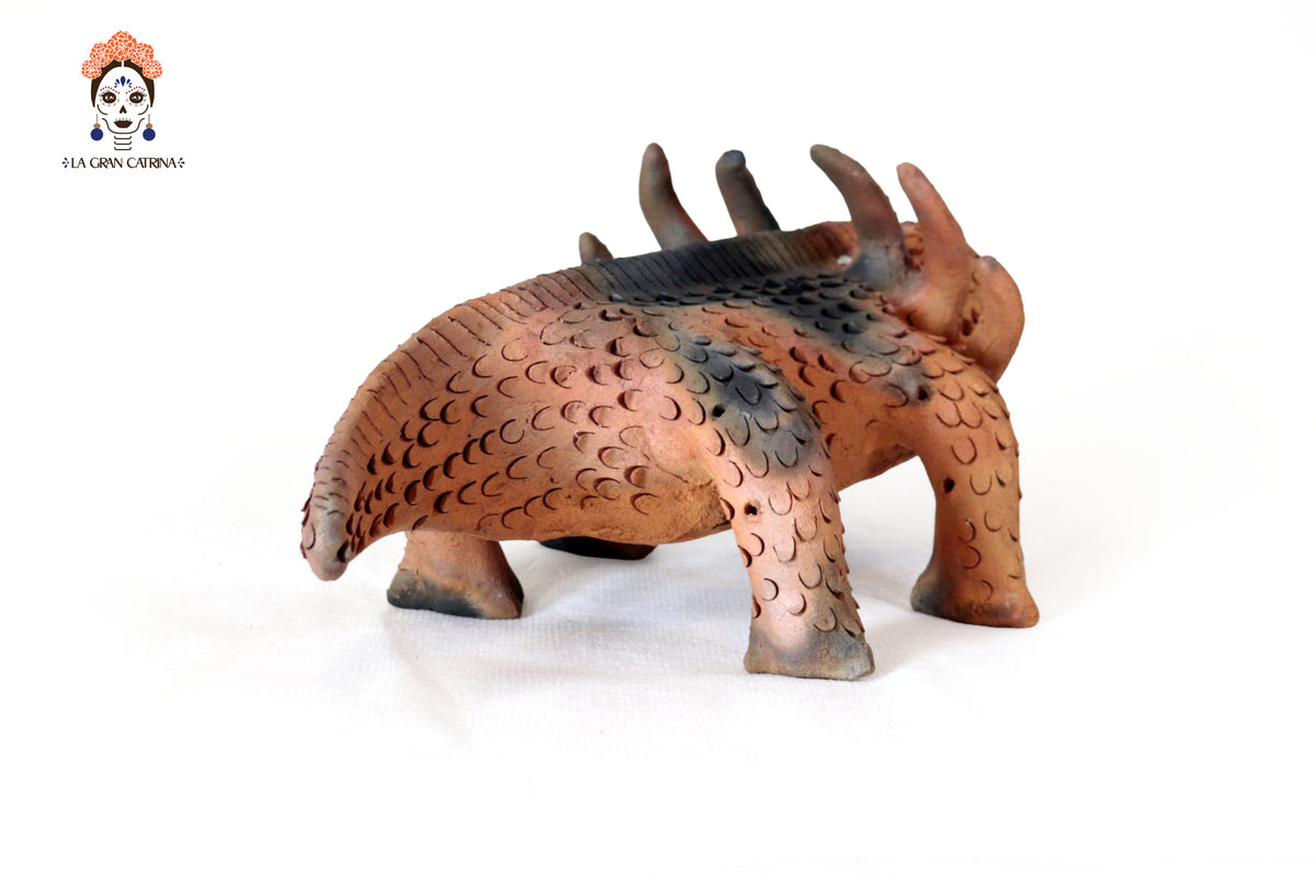 Axolote de Barro Natural - 40 Cm. 15.7 In.