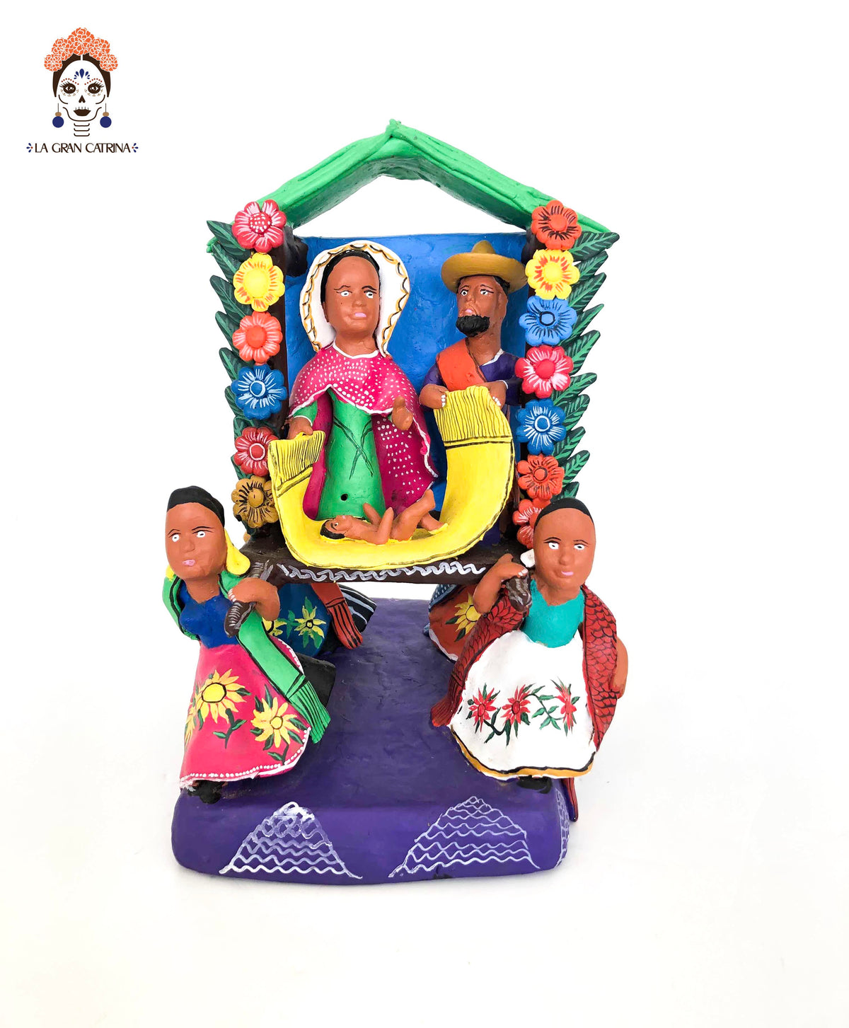 Ocumicho - Nacimiento - 26 cm. 10 in. Artesanía