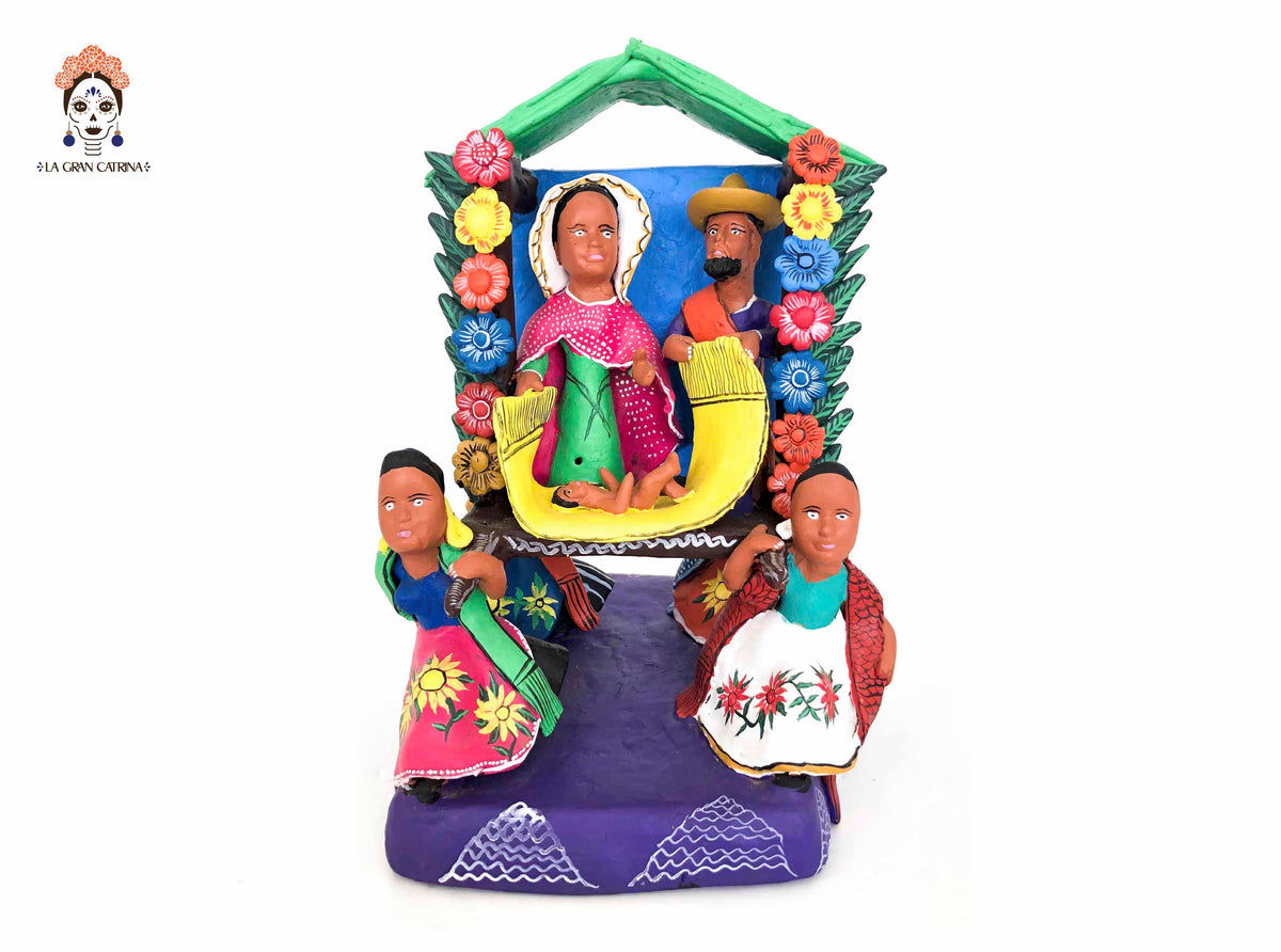 Ocumicho - Nacimiento - 26 cm. 10 in. Artesanía