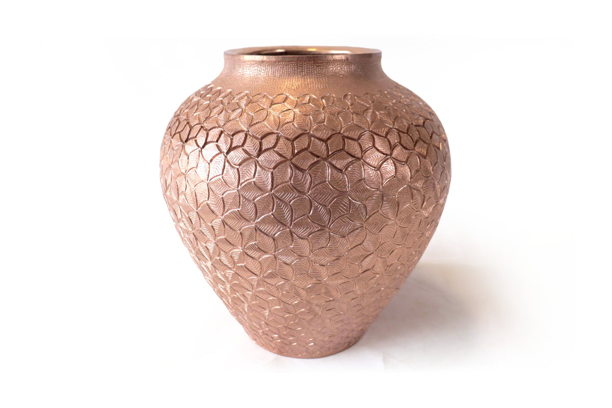 Jarrón de concurso de cobre - 27 cm. 11 in.