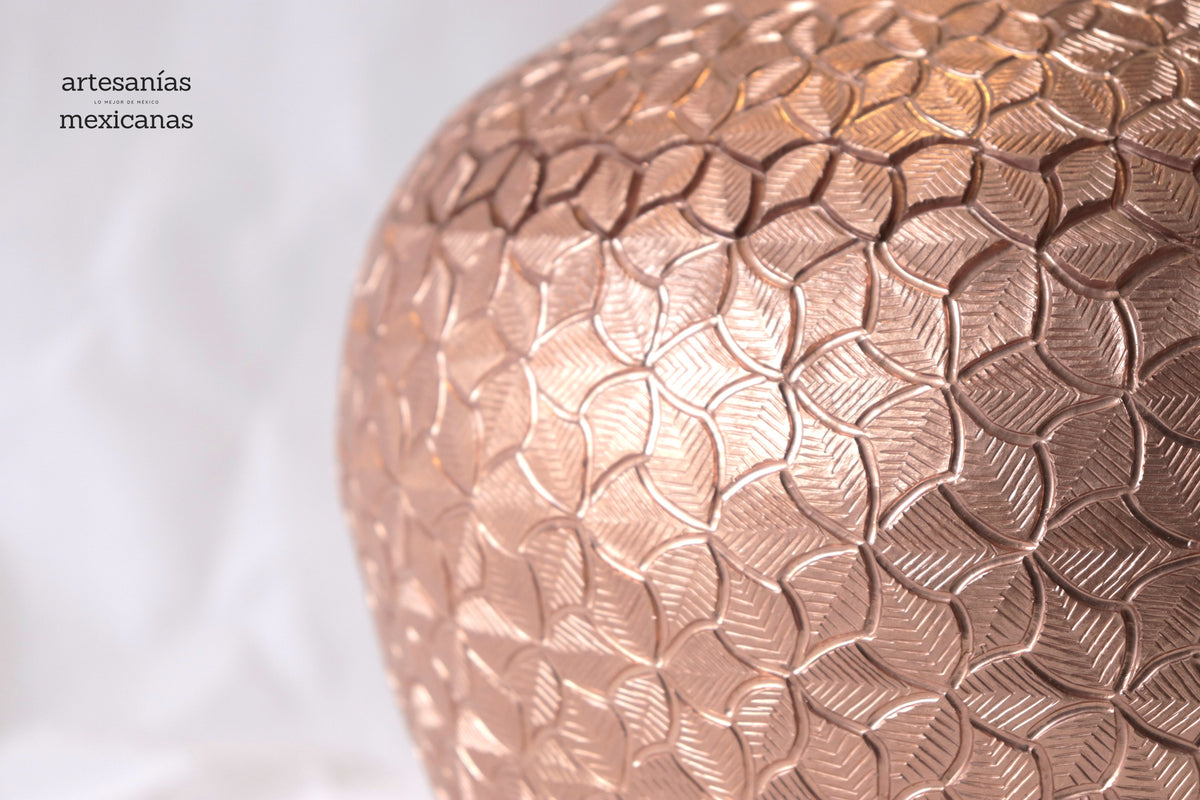 Jarrón de concurso de cobre - 27 cm. 11 in.