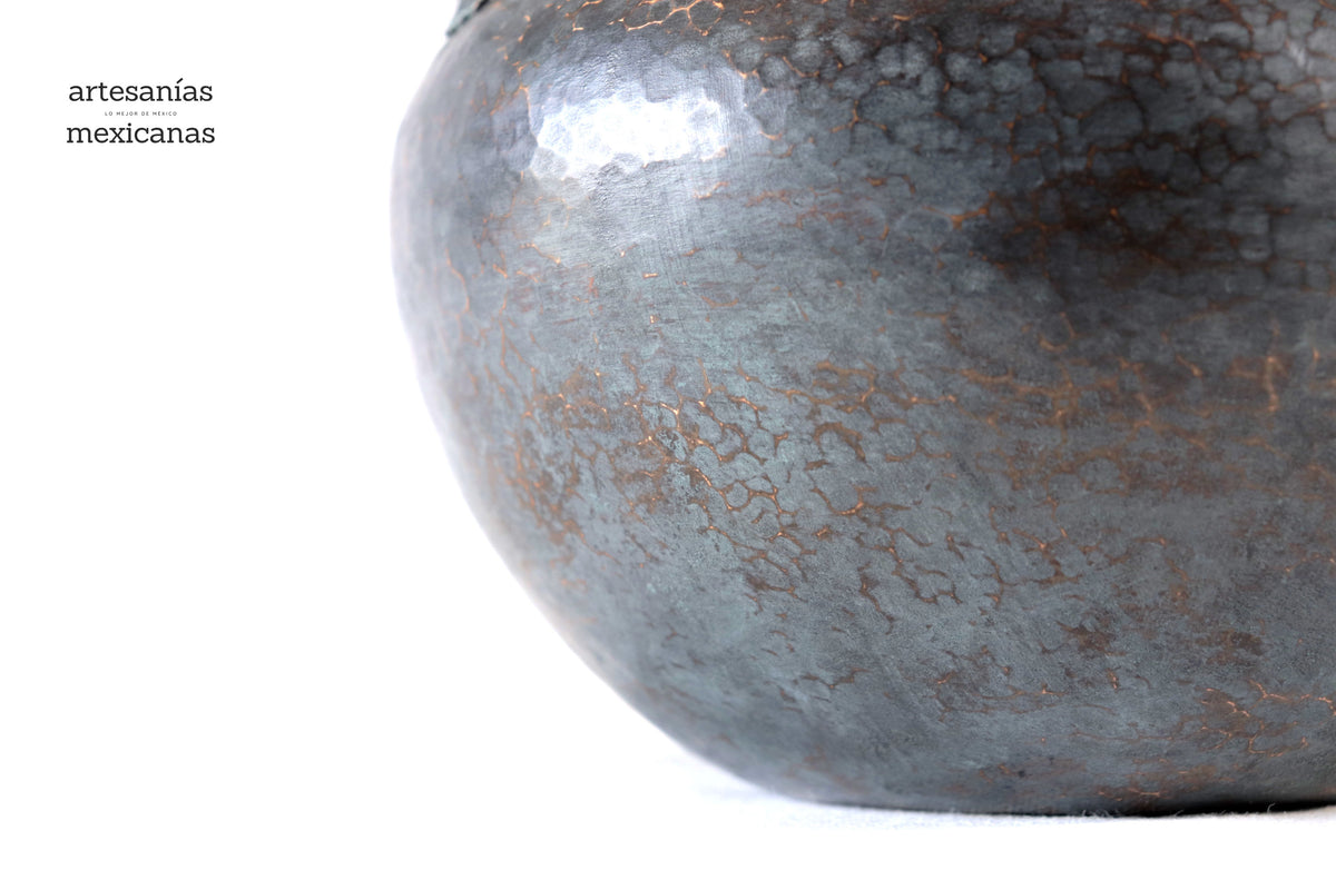 Jarrón de doble asa - Lagartos - 27 cm. 11 in.