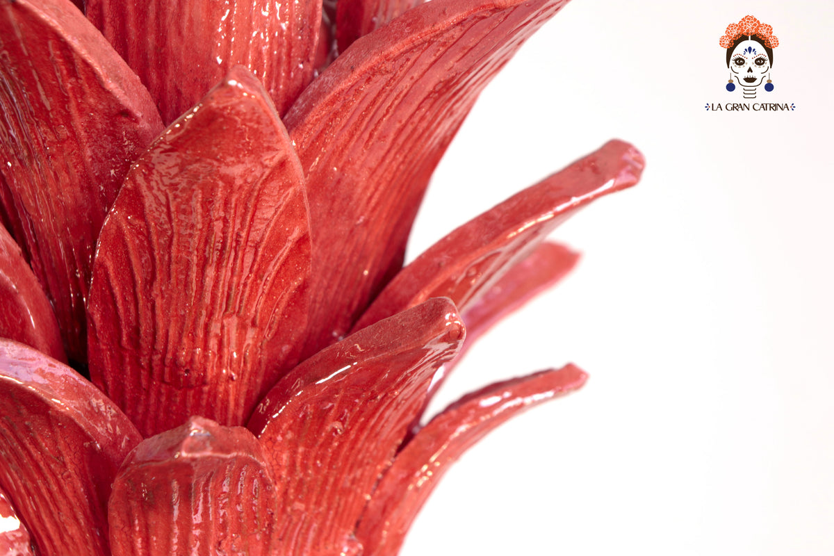 Piña Michoacana Roja Biznaga - 65 cm. 26 in. Piña