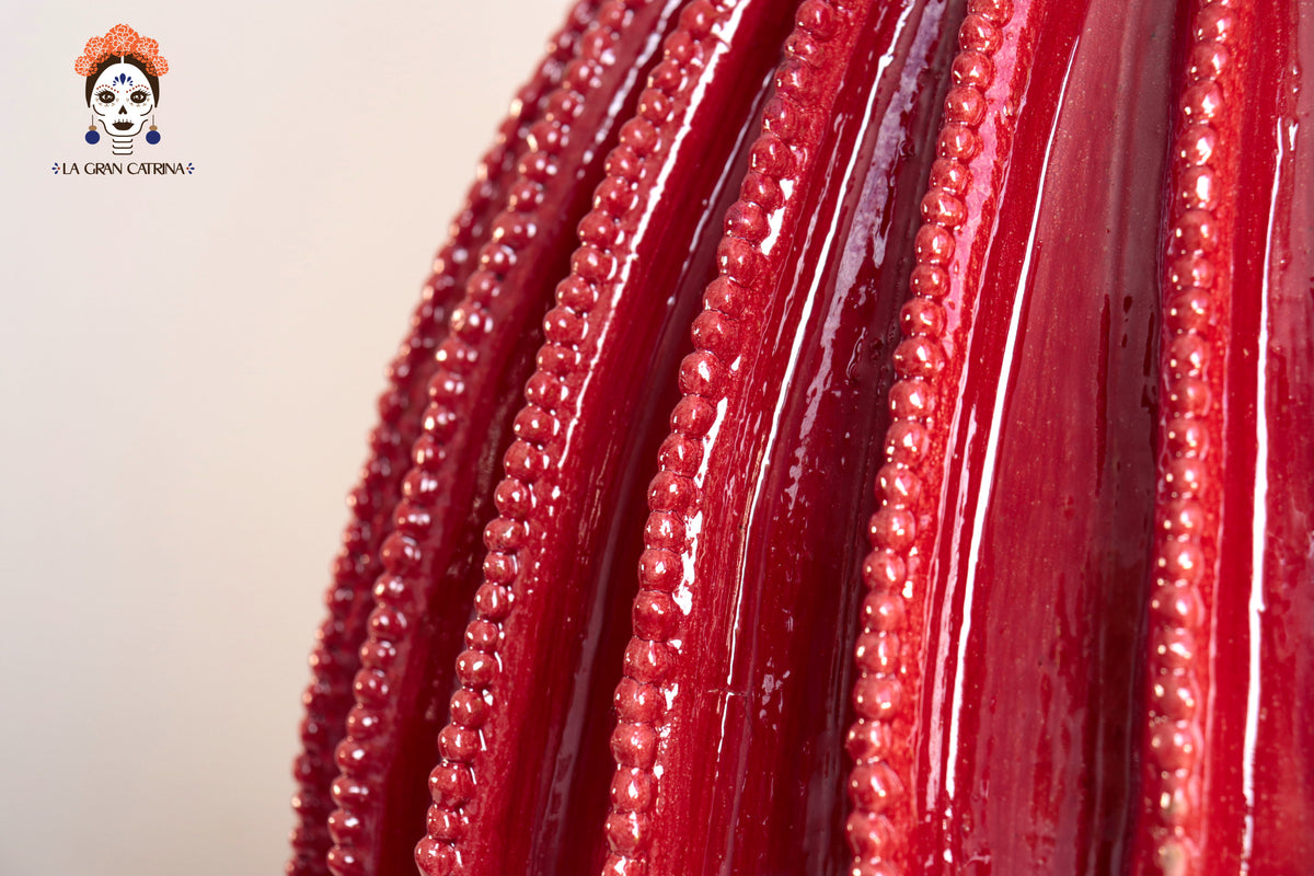 Piña Michoacana Roja Biznaga - 65 cm. 26 in. Piña