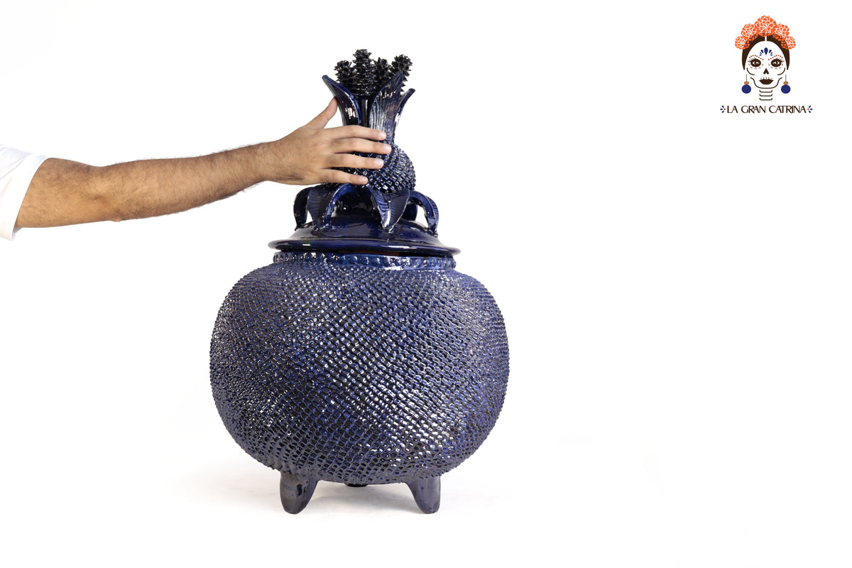 Comanja Azul con Picos - 64 cm. 25 in. Piña