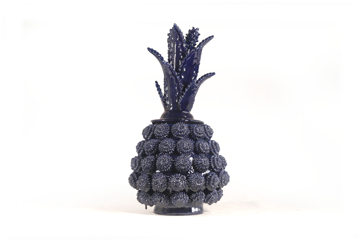 Piña de Rosalitos Azules - 37 cm. 14.5 in. - Sobre pedido