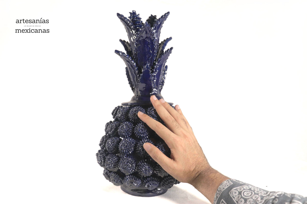 Piña de Rosalitos Azules - 37 cm. 14.5 in. - Sobre pedido