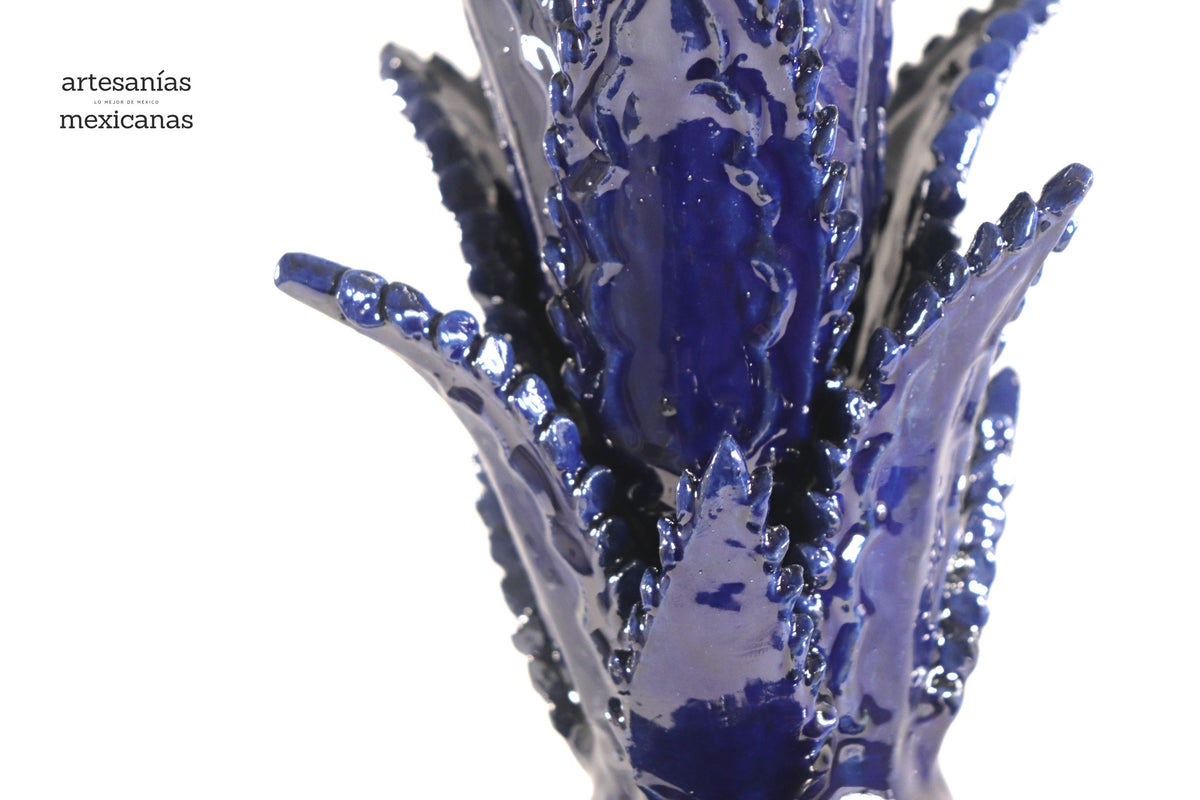 Piña de Rosalitos Azules - 37 cm. 14.5 in. - Sobre pedido