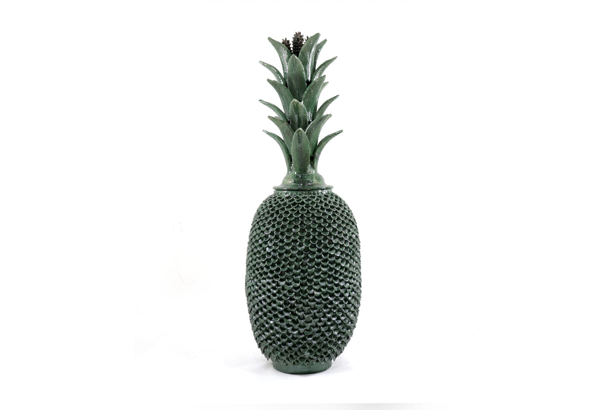 Piña verde de pétalos - 90 cm. 36 in. Piña