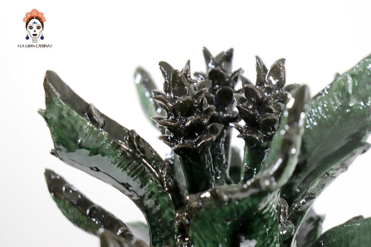 Piña verde de biznaga con tapa especial - 50 cm. 19.6 in. - Sobre Pedido