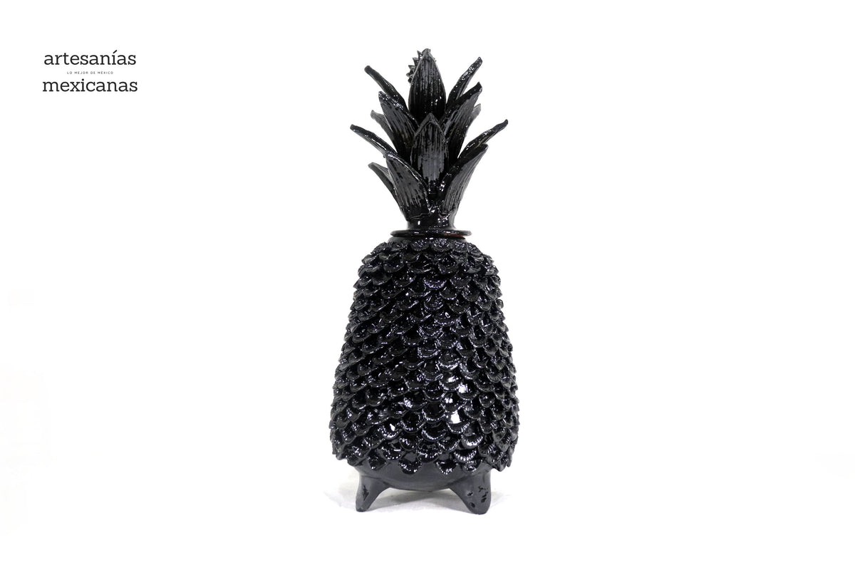 Piña michoacana de barro - Papaya Negra - 55 cm. 22 in.