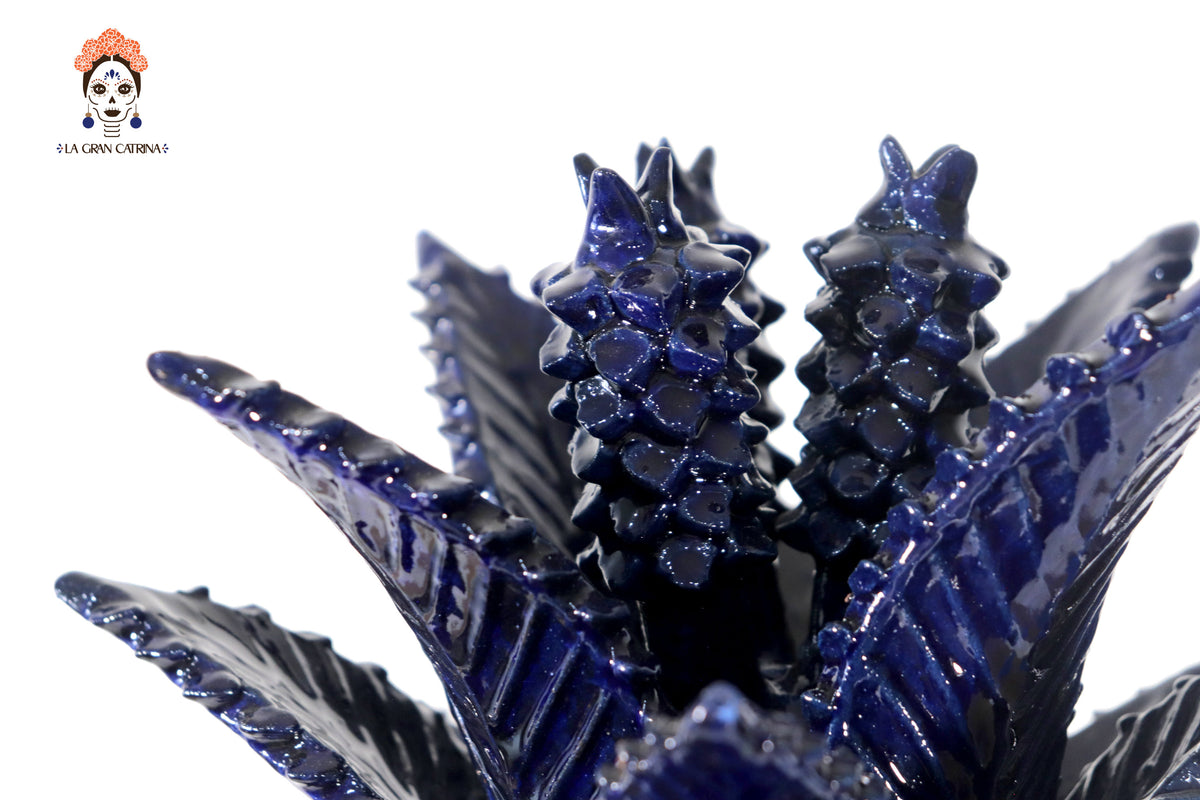 Piña michoacana azul con base - 65 cm. 25.5 in.