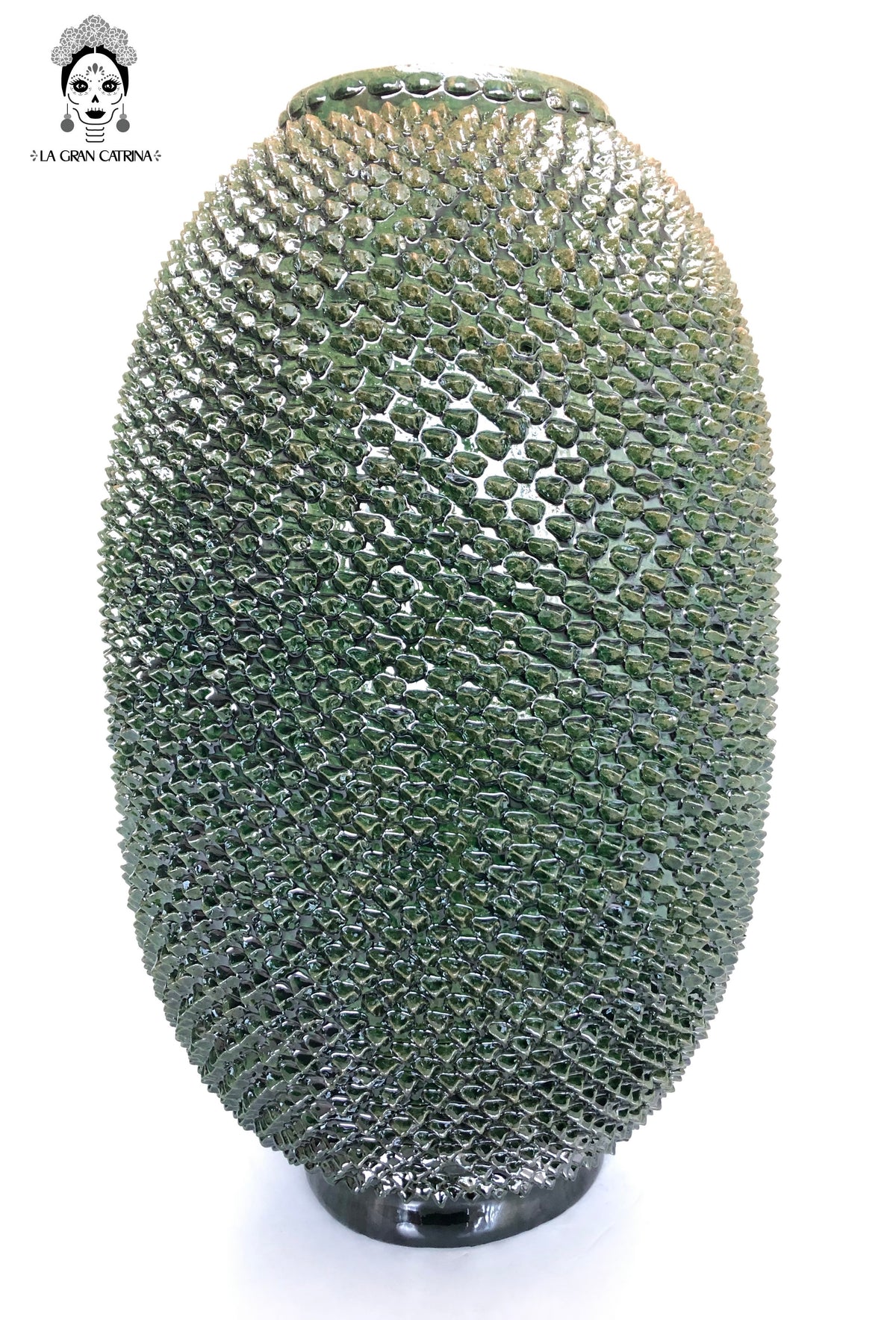Piña michoacana de barro - Verde - 88 cm. 35 in.