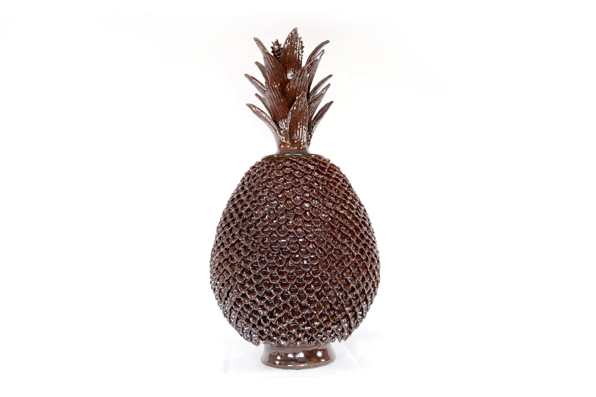 Piña de pétalos café - 65 cm. 26 in. Piña