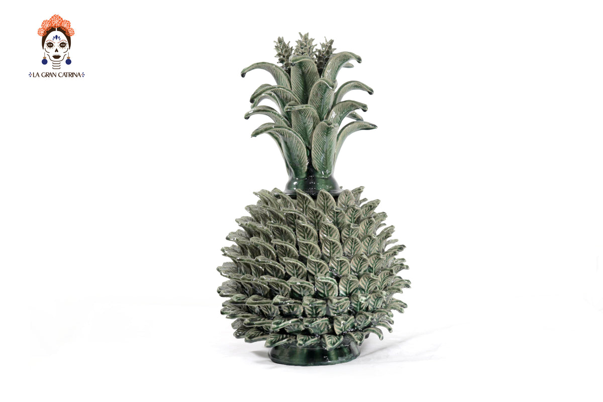 Piña verde de hojas de tapa curveada - 50 cm. 20 in.