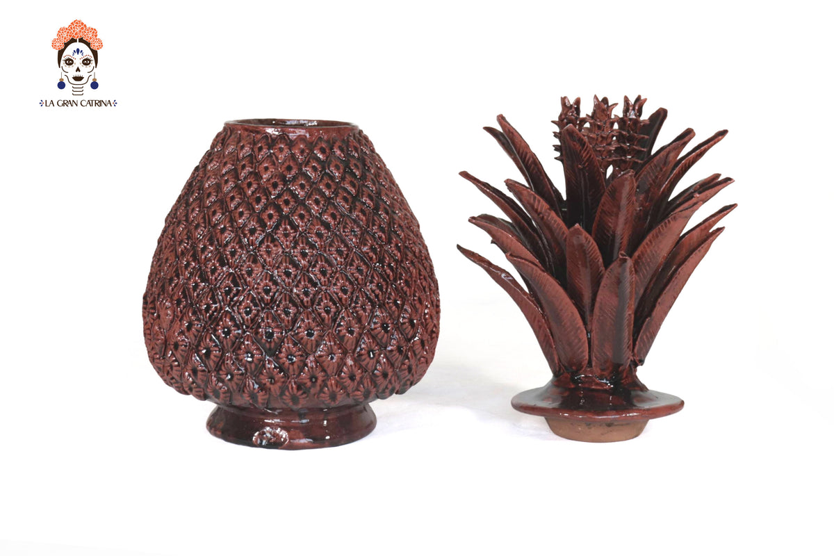 Piña Roja de Rombos - 51 cm. 20 in.