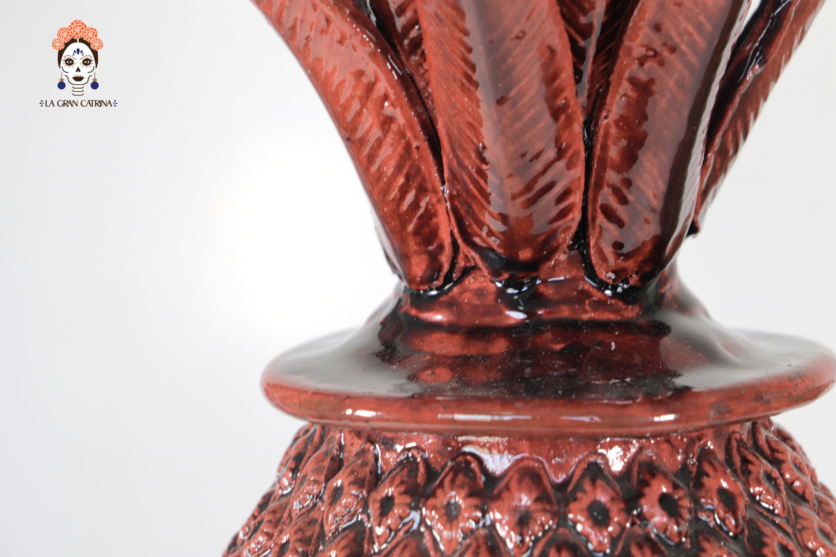 Piña Roja de Rombos - 51 cm. 20 in.